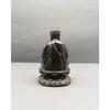 Retro Copper Tathagata Buddha Statue Home Decoration Brass Sculpture Retro Living Room Office Desk Ornament Miniatures Figurines.