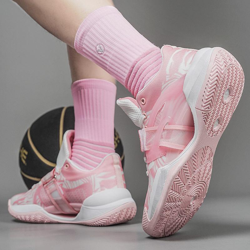 A pair of delivery luminous version of Splash 5 basketball shoes, student wear-resistant actual combat shoes, shock-absorbing sports shoes, couple sh