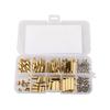 Brass Standoff Kit Male Female Standoff Nut Brass Finish Multiple Sizes Portable Design For Computer Assembly Easy To Carry