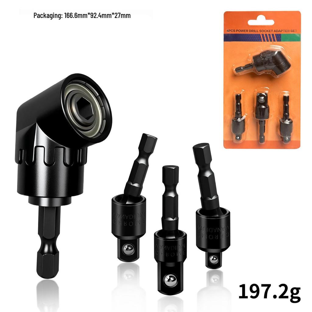 Kompakte, selbstverriegelnde Schraubendreher-Bit-Verlängerungsstange mit Doppelfunktion