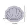 DIY Seashell Ornament Quicksand Silicone Epoxy Mold DIY Keychain Pendant Jewelry Crafting Mould for Valentine Love Gift