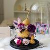 Lu Yi Preserved Rose Fortune Gourd Glass Dome - Perfect for Birthday or Valentine's Day Gift