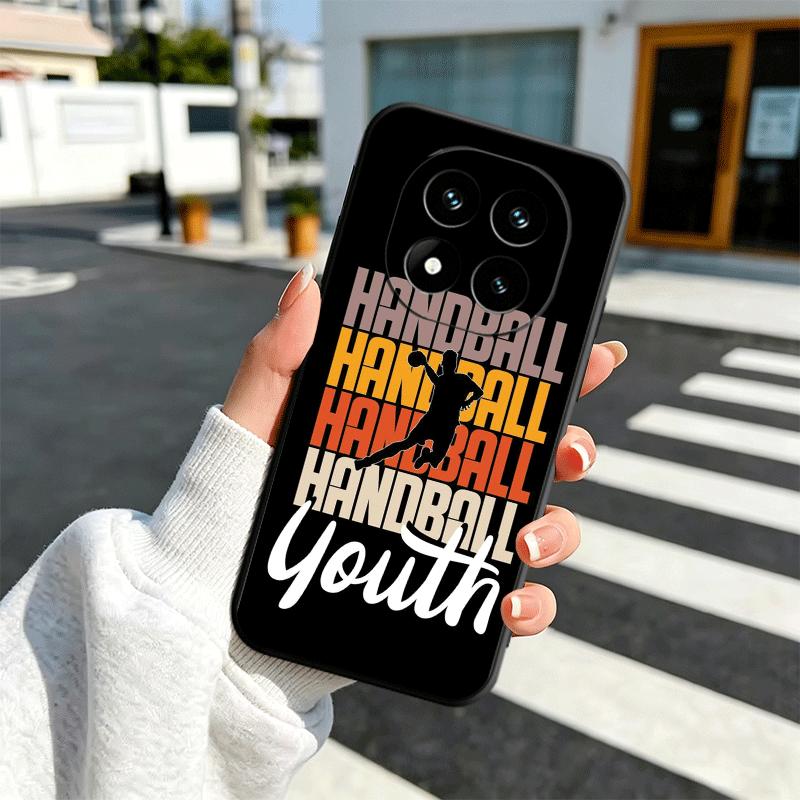 Handball Sport Soft Phone Case for Xiaomi Redmi Note 12 13 14 15 Pro Plus 11 12S 11S 11T 10 4G Black Cover Back Shell