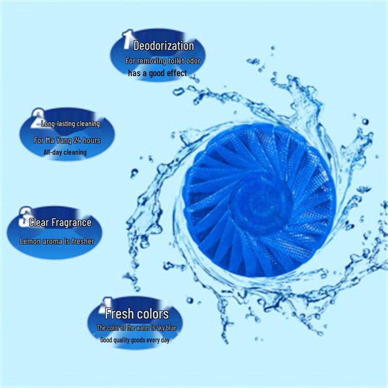 Blue Bubble Toilet Bowl Cleaning Blocks