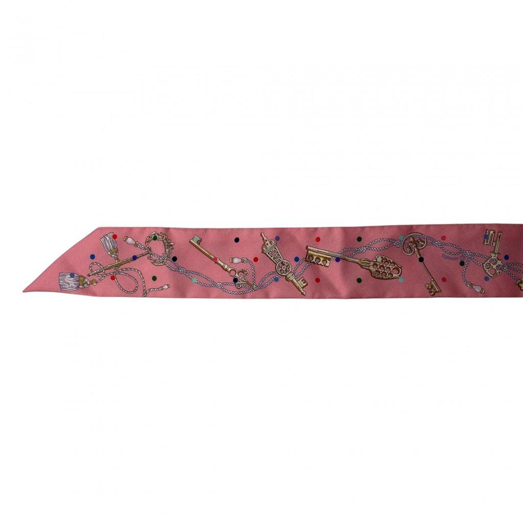 Used HERMESscarf Multicolor Silk Women