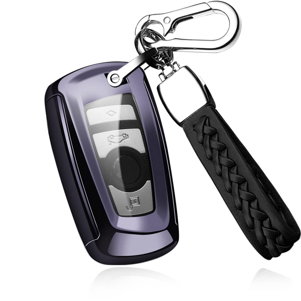 

Чехол для ключей Держатель для ключей Чехол для ключей Защита ключей для BMW 1 3 Compatible with genuine car чёрный