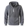 Men's Thickened Half Zip Hoodie, Stand Collar Long Sleeve Casual Sweatshirt for Autumn Winter