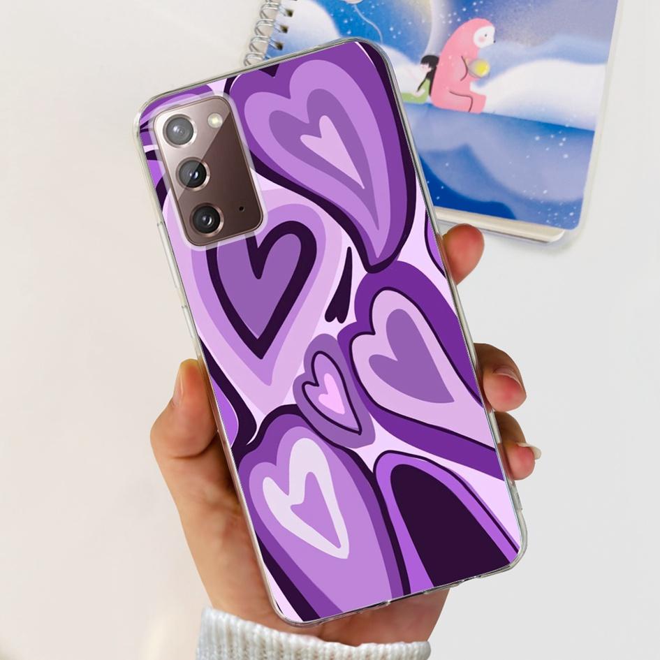 For Samsung Note 20 5G Case SM-N981B Popular Flower Slim Soft Silicone Phone Cover For Samsung Galaxy Note20 Ultra 5G Funda Capa