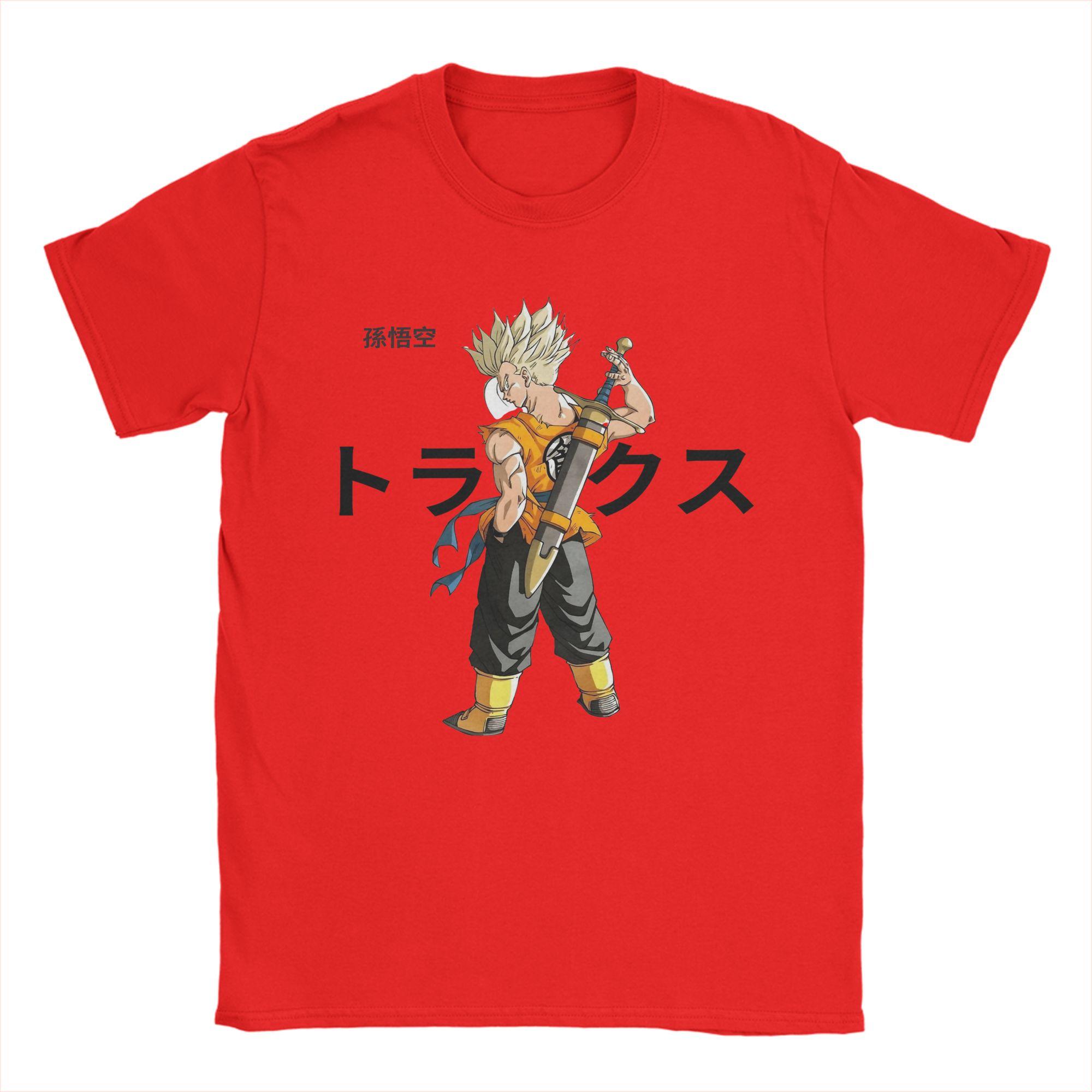 

Humorous Majins Buus gokus Dragon Ball Z TShirt Men Round Neck Pure Cotton T Shirts Short Sleeve Tee Shirt Printed Clothes M