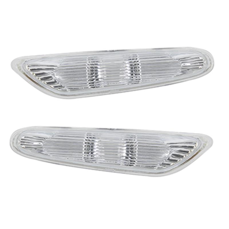 Pair Left&Right Fender Lights Assembly For BMW E90 E82 E92 E46 E83 E60 Turn Signal Side Marker Light 63137253325 63137253326