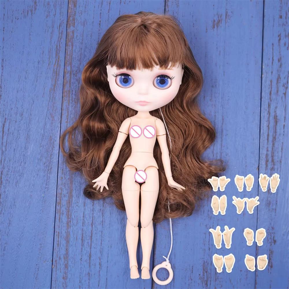 ICY DBS panenka Blyth Bílá pleť Lesklá tvář Matná tvář Kloubové tělo se sadou rukou A&B 1/6 bjd vhodné pro DIY make-up Speciální cena
