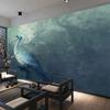 3D  Mural Creative Abstract Blue Peacock Wallpaper Living Room Restaurant Bedroom Backdrop Decor Art 3D Fresco