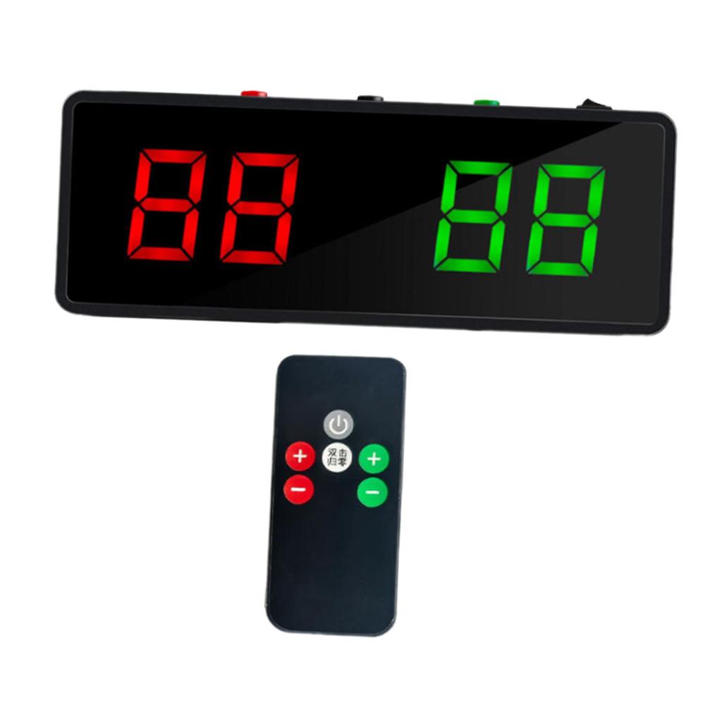 Electronic Billiards Scoreboard Digital Scoreboard Sturdy 26x9.5x3cm for Indoor Games Versatile Score Keeper with Remote