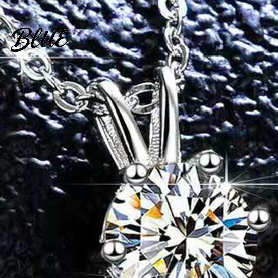 Lightweight Necklace Women Shimmering Rhinestone Pendant Adjustable Length Neck Jewelry