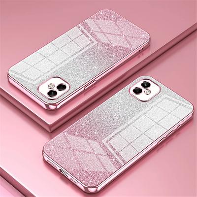 Pouzdro s gradientním třpytivým pokovením pro Samsung Galaxy A14 A05 A05S A04S A24 A34 A54 A13 A23 A33 A53 A12 A22 A32 A52 A72 Měkký kryt
