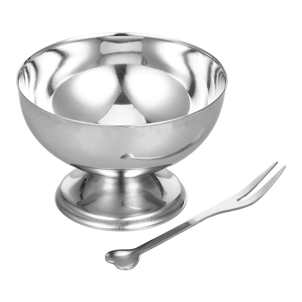 Stainless Steel Dessert Cup Snack Bowl Salad Displaying Decorate Mixing Ice Cream Household Tableware Candy