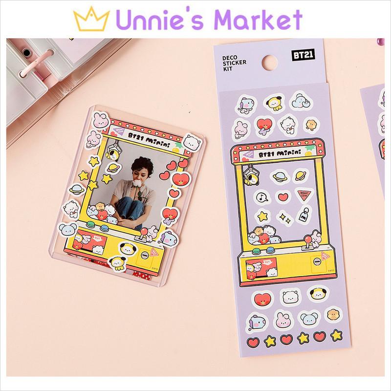 

BT21 Наклейка для украшения фотокарты + Бесплатный подарок