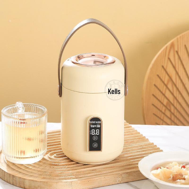 

Personalized Compact Electric Stew Pot for Baby Food & Congee Cooking - 1-2 Servings, Fully Automatic & Multifunctional Smart Electric Stew Pot