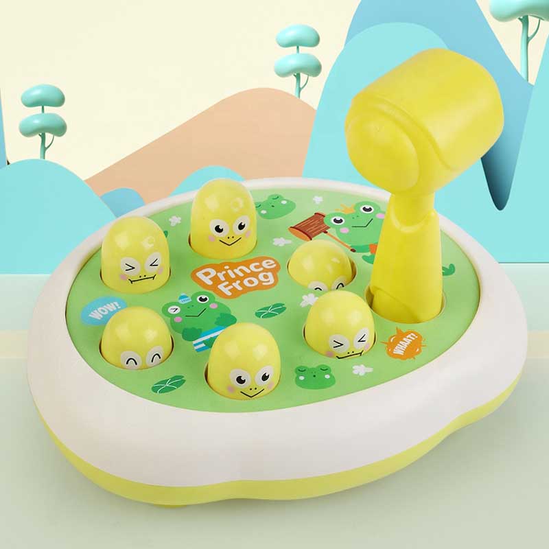 Cartoon Whac-A-Mole Montessori Baby Toy Toddler Educational Birthday Gift Animal Theme Knocking Game Parent Child Board Game Boy