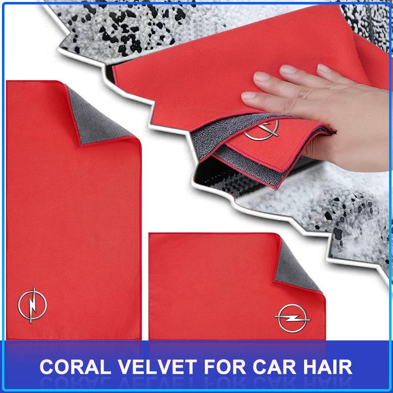 Car Cleaning Soft Brush Car Wash Towel Microfiber Cleaning Rag Cloth For Opel Astra h j k g Insignia Vectra c Corsa c Zafira b etc