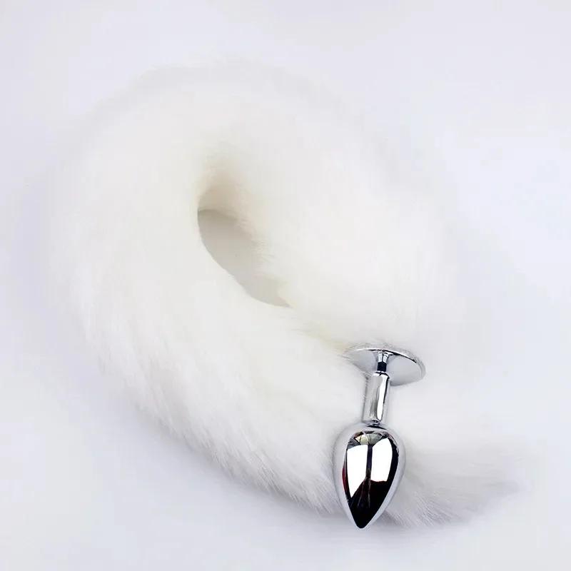 Anal Plug Sexy Fox Tail Vaginal Plug Dildo Masturbation Anal Vibrator Men Prostate Massager Female Masturbator Anal Masturbating