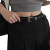 Versatile Pu Black Belt For Women Designed For Summer Vintage Dresses And Outfits Elegant