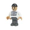 Tutti i Tipi di Personaggi Bambolotti Uomini Piccoli Accessori Ferrovia in Legno Famiglia Lavoratore Polizia Medico Figure Adatto Per Biro Giocattoli in Legno