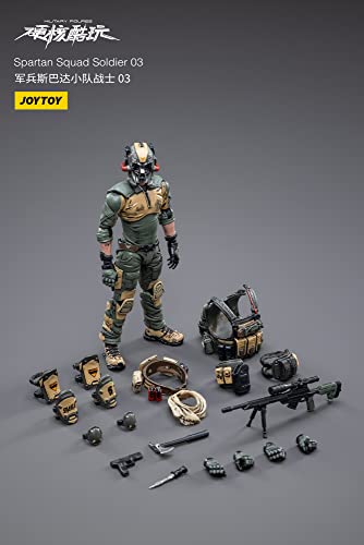 JOYTOY Soldier Spartan Squad Warrior 03 1/18 Scale PVC & ABS Painted Movable Figure