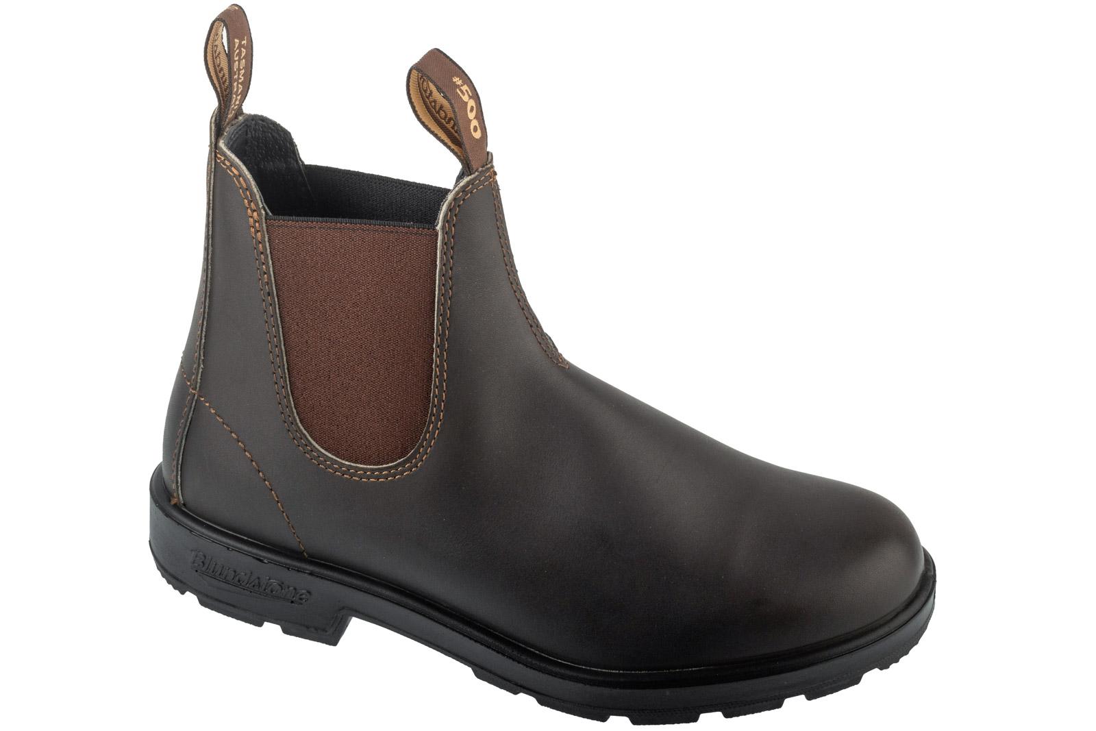 Blundstone Gummistiefel mit Gummizug, Unisex braune Chelsea-Stiefel 42,5 braun