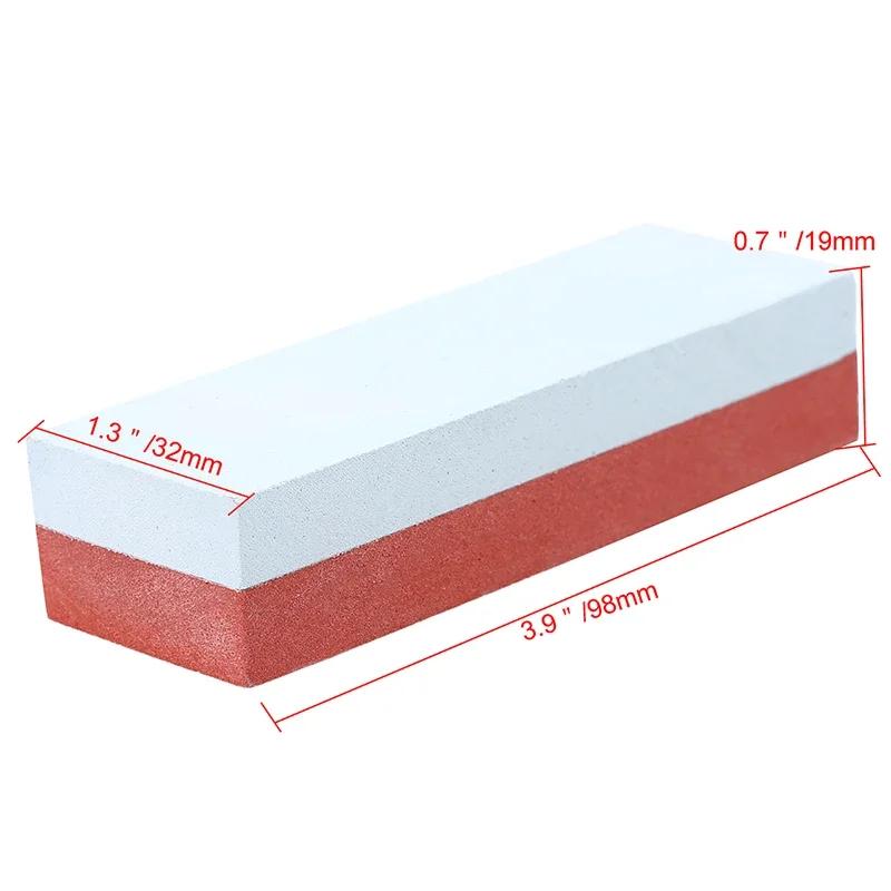 400/1500 Grit 10CM Double-sided Knives Whetstone Professional Grinding Stone Knife Sharpener Kitchen Tool Double-sided Whetstone