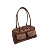 High-end Retro Large-capacity Shoulder Bag Women's 2025 New Casual and Versatile Commuter Hand-held Armpit Bag Trend