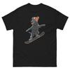 Black Lab Labrador Snowboarding Fun Snowboarder T Shirt