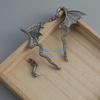 HX6F Dark and Daring Detachable Dragon Ear Studs Adornment Delicate Ear Clip Jewelry