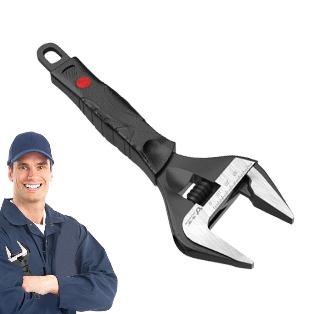 

Adjustable Crescent Wrench Crescent Shape Stainless Steel Wrenches Kitchen Basin Wrench Tool Shifter Spanner Sink Tools Wrench