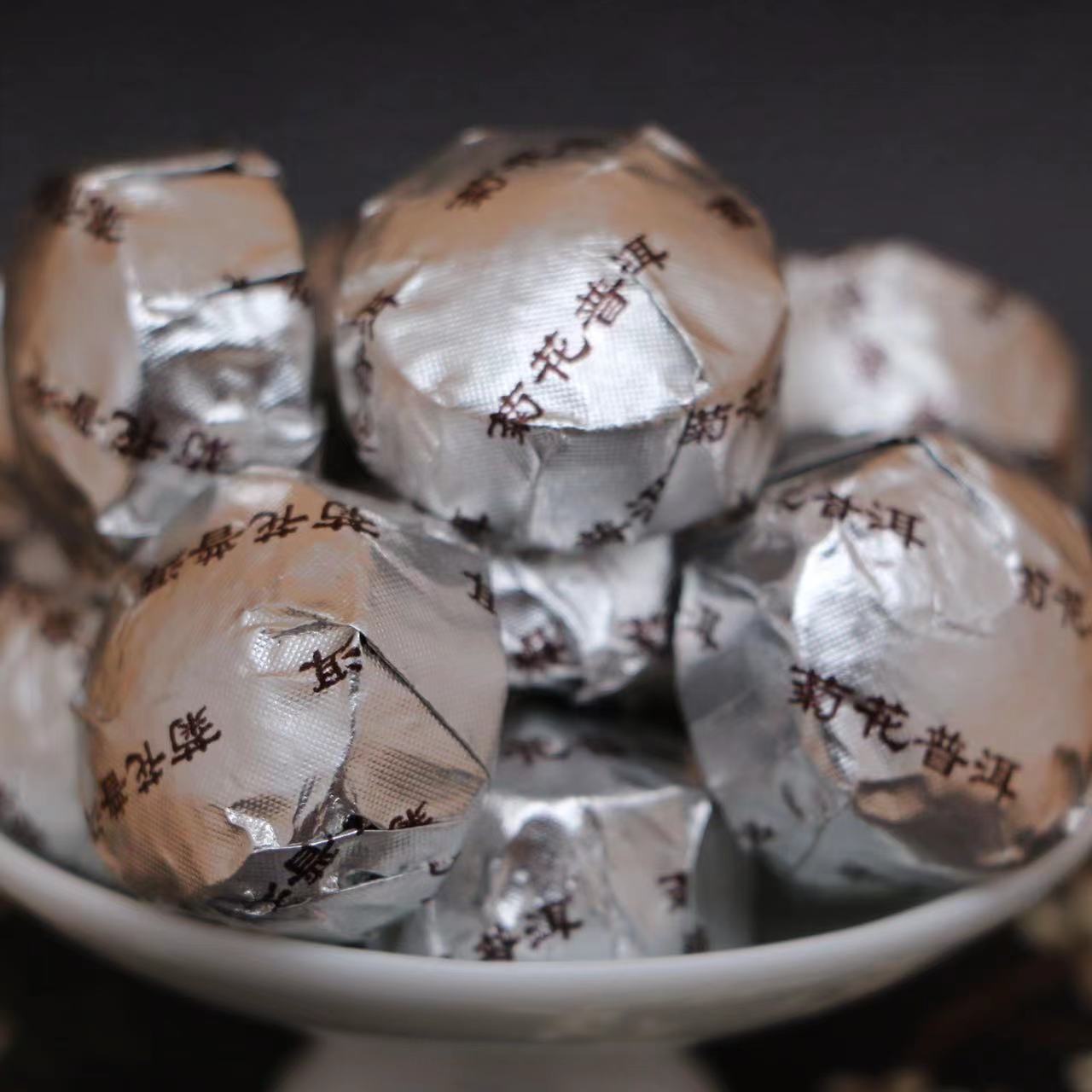 

500г Юньнаньская Хризантема Пуэр Мини Туо Чай Спелый Мягкий Сладкий Мини Туо Чай