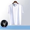 Camiseta Masculina de Malha Leve Respirável Camiseta de Secagem Rápida Corte Solto Casual Verão Esportes Camiseta para Academia Treino ao Ar Livre