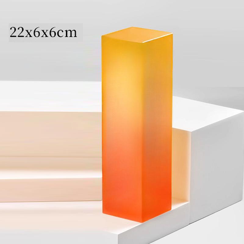 

Customized Creative Gradient Crystal Trophy, Competition Award Annual Meeting Souvenir, Home Decor, Outstanding Staff Medal, 1Pc