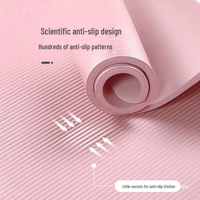 Thick 20mm Non-Slip Yoga Mat - Extra Wide, Soundproof & Shockproof for Home Fitness