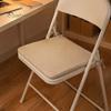 Natural Texture Seat Cushion Office Chair with Ties, Ultra Soft Square Cushion, 15.75"x15.75" for Breathable Washable Pad Dining Chair, Home