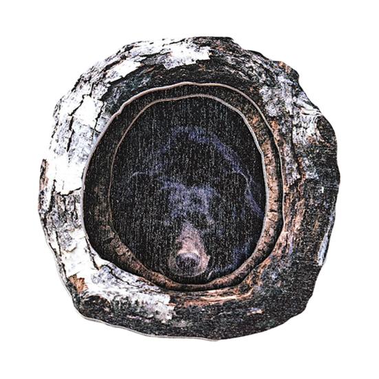 Tree Hole Animal Refrigerator Magnet Wooden Animal Fridge Magnet Home Office Kitchen Cabinet Locker Whiteboard Decoration