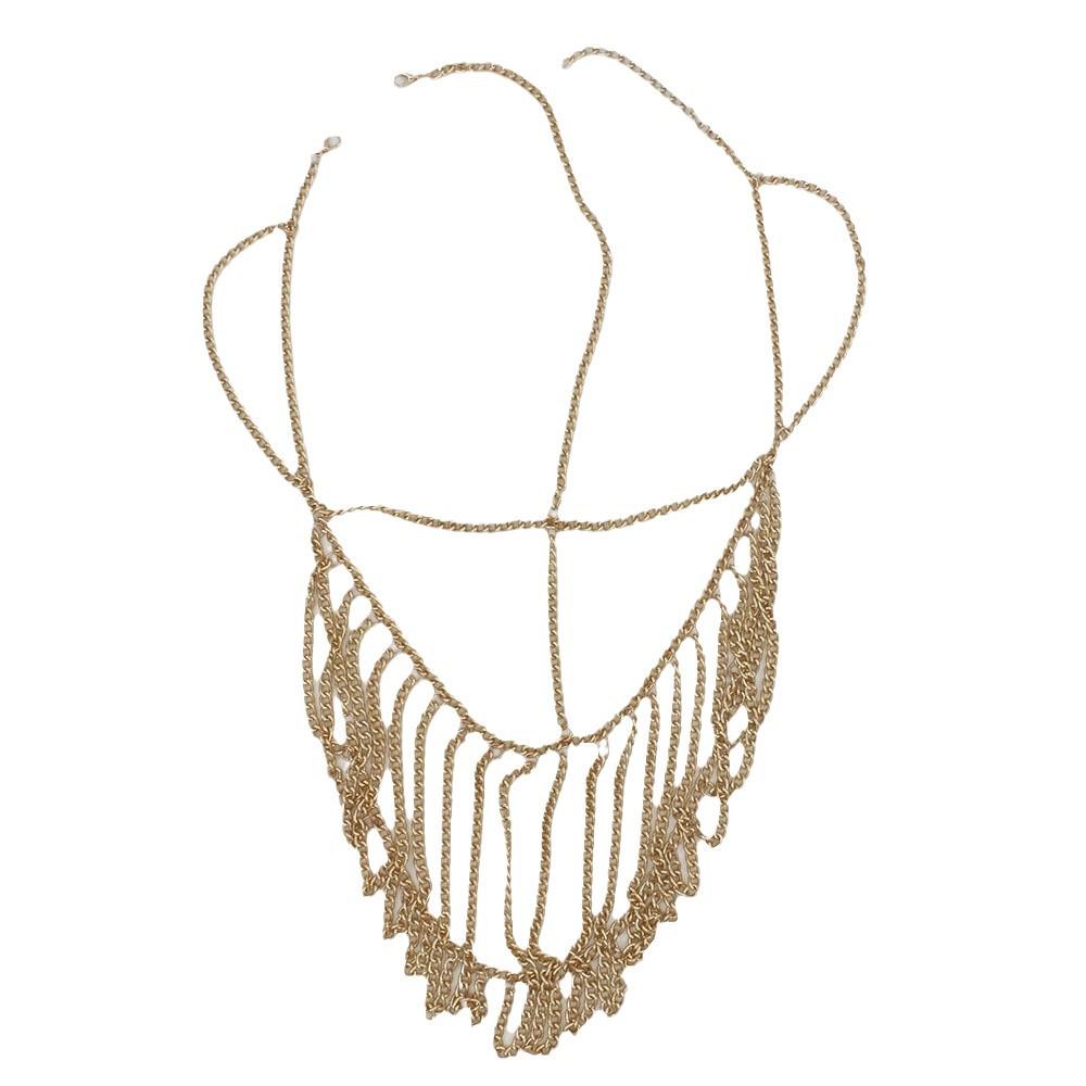 Chaîne de tête décorative hijab style punk européen et américain pour femmes, masque facial