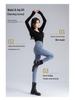 Women's High Waist Tummy Control Skinny Jeans with Three-Button Closure - Trendy, Elastic, and Perfect for Outerwear