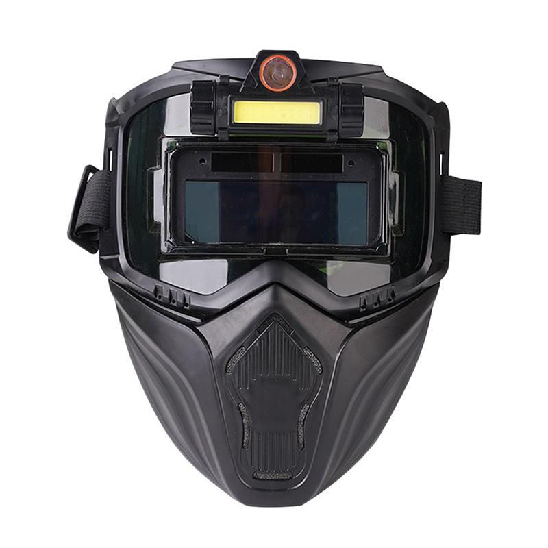 Auto Darkening Welding Helmet Welder Protector Helmet Detachable Welding Mask Head-mounted Breathable Welding Protector Helmet