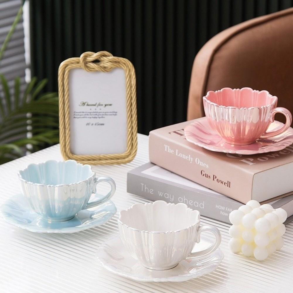 Ceramic Coffee Cup Gradient Juice Cup Coffee Ware Tea Cups Office