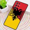Albanian Flag Phone Case for Samsung Galaxy note 10 pro S26 Ultra S23 S24 FE S25 S21 S22 PLUS shockproof Cove