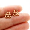 Simple T Bar Stud Earrings for Women Small Animal Ear Studs Punk Dove Leaf Dragonfly Spider Earings Fashion Jewelry Pendientes