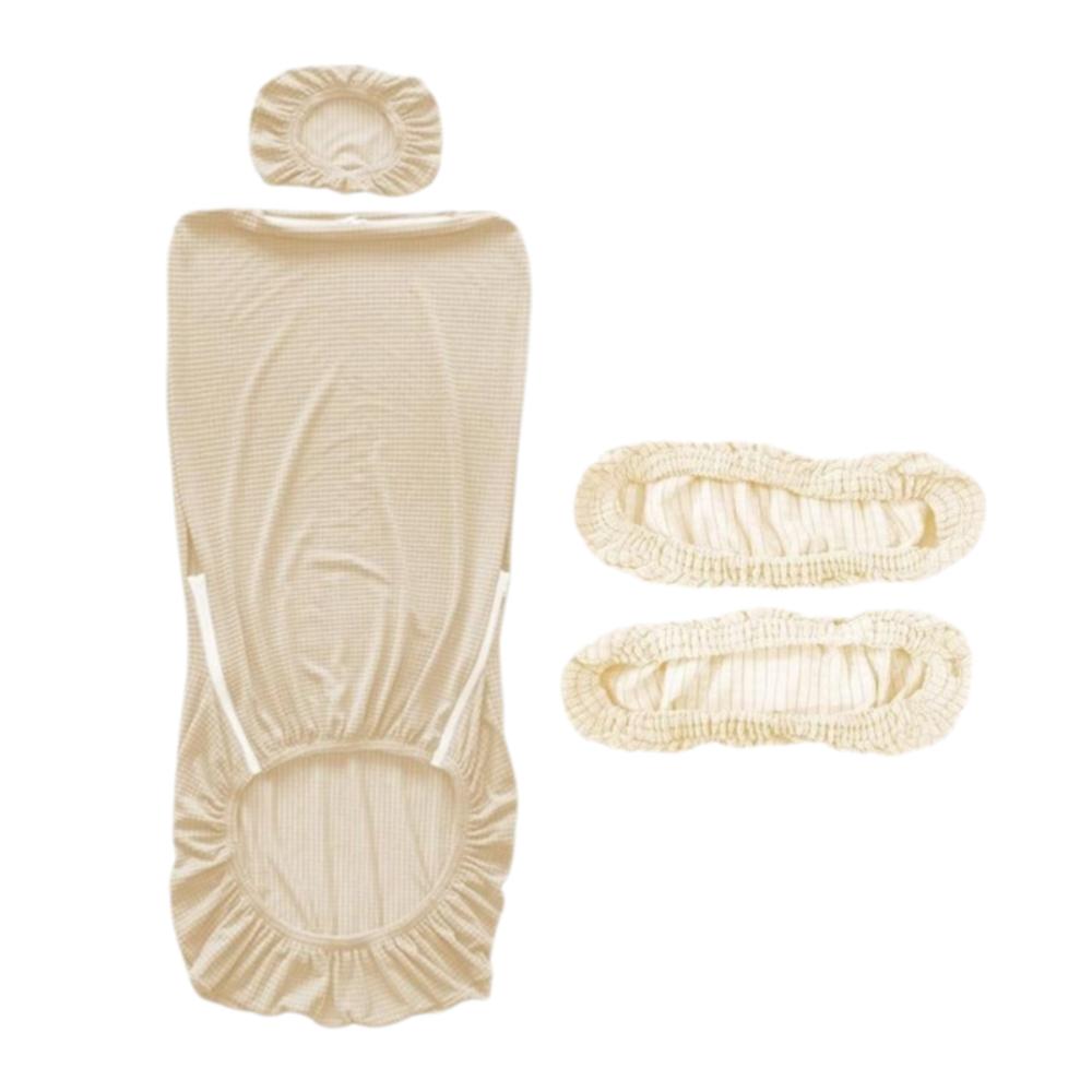 Neuer Elastischer Bürostuhlbezug Einfarbig Kopfstützbezug Gaming Stuhlbezug Waschbarer Computer Drehstuhlbezug