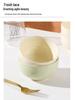 Set of 10 Creamy Ceramic Rice Bowls - Creative, Versatile, and Stylish for 2024