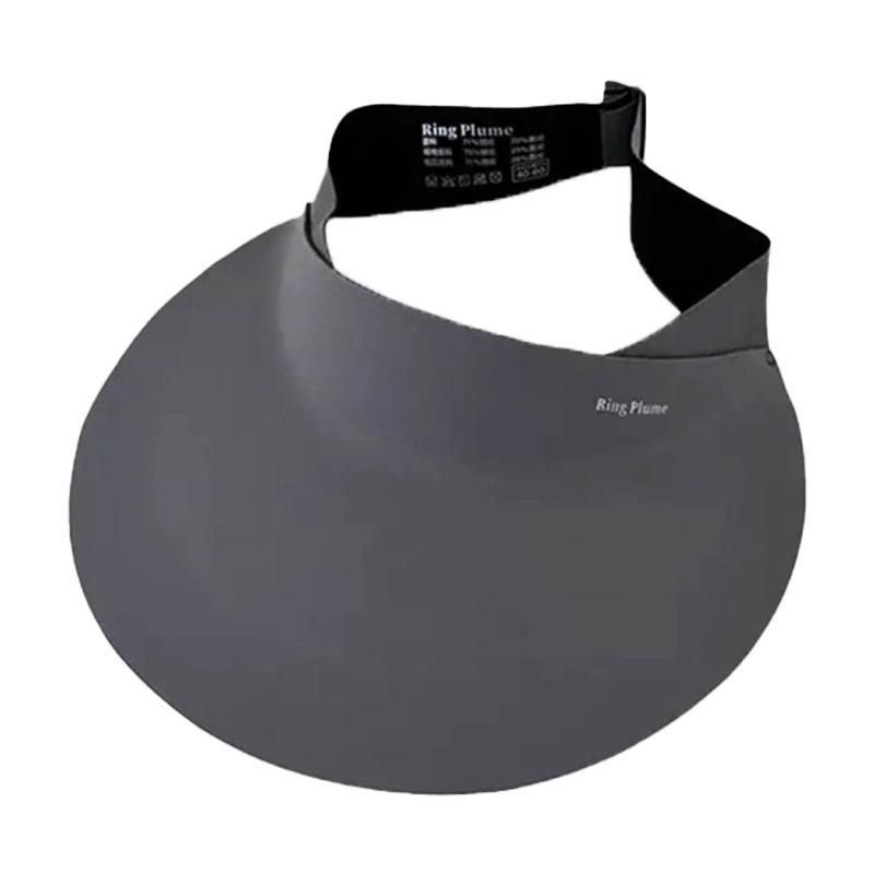 Sunscreen Hat Women's Widened Large Brim Seamless Integrated Empty Top Hat Ice Silk Breathable Anti-ultraviolet Sunshade Sun Hat