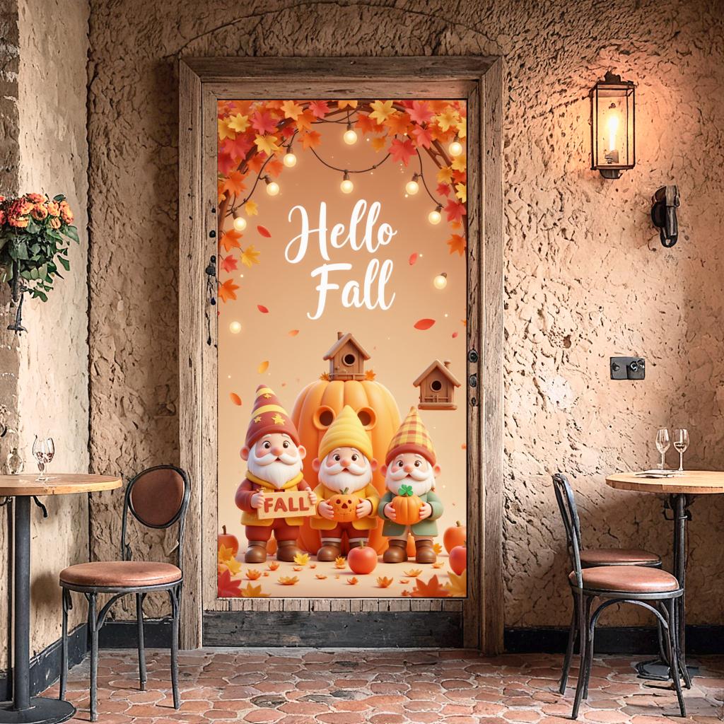 Saisonale Dekoration Stoffmaterial Herbstfest Ernteschild Verspieltes Design Herbstdekoration Für Herbstdeko Gartenausstellung